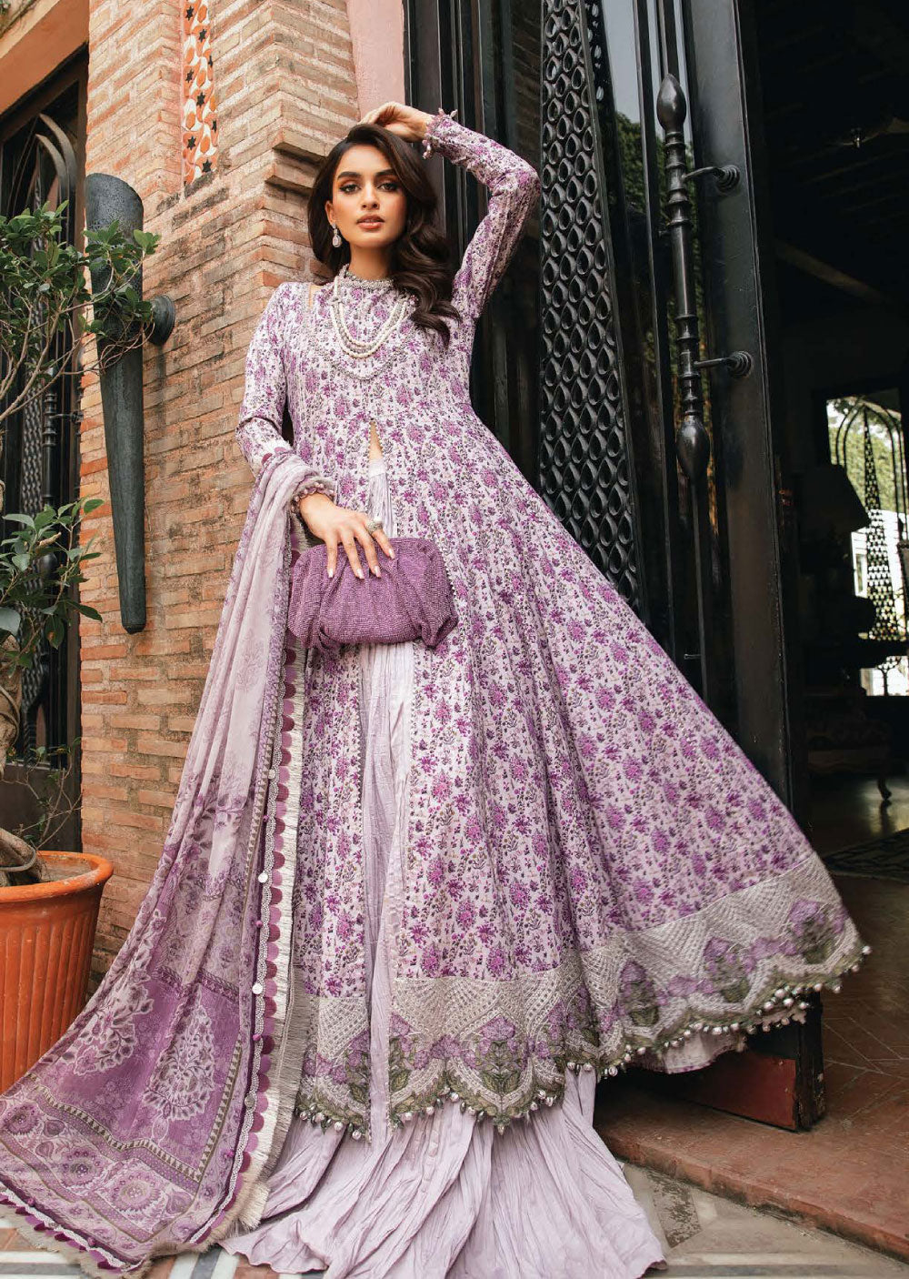 MSBT-107-B - Unstitched - Maria B MPrints Lawn Eid Collection 2024 ...