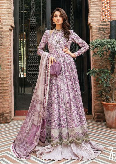 MSBT-107-B - Unstitched - Maria B MPrints Lawn Eid Collection 2024 - Memsaab Online