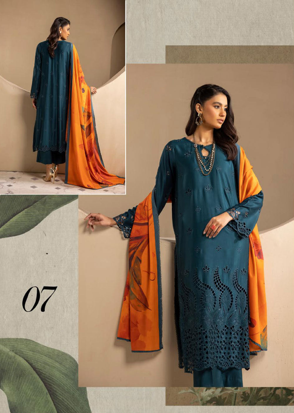 INR-07 - Readymade - Inara Chickenkari Collection 2023 - Memsaab Online