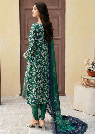 N-507 - Unstitched - Ramsha Rangrez Lawn Collection Vol 5 2024 - Memsaab Online