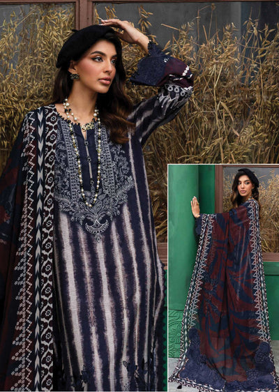 NSG-168 - Unstitched - Nureh Gardenia Collection 2024 - Memsaab Online