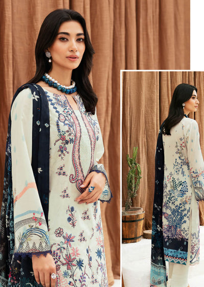 Z-1107-R - Readymade - Ramsha Mashaal Luxury Lawn Vol 11 - Memsaab Online