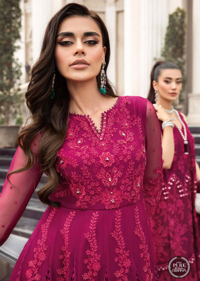 MPC-23-107 - Unstitched - Maria B Chiffon Collection 2023 - Memsaab Online