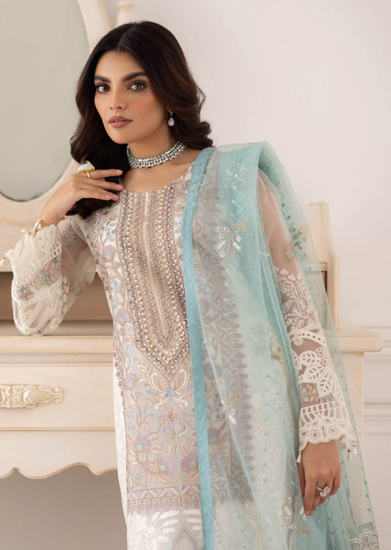 P-207- Unstitched - Dastoor by Ramsha Luxury Lawn Vol 2 - Memsaab Online