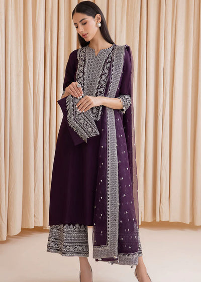 UR-7007 - Readymade - Embroidered Suit by Jazmin 2024 - Memsaab Online