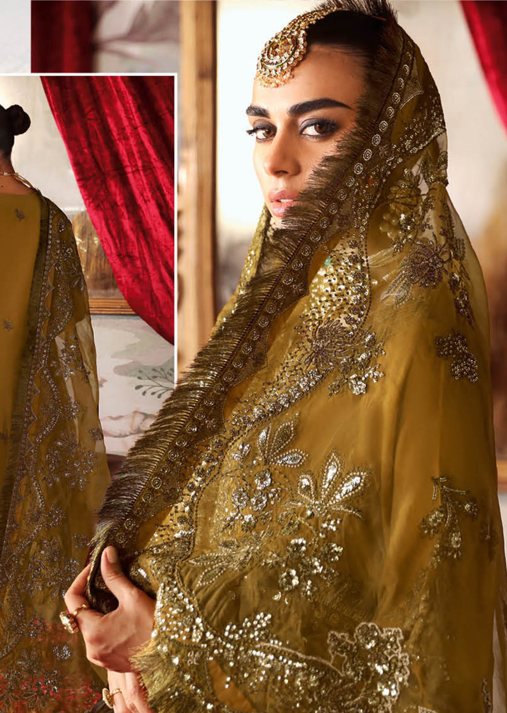 S-07-R - Maya - Readymade - Shagna Premium Raw Silk 2024 - Memsaab Online