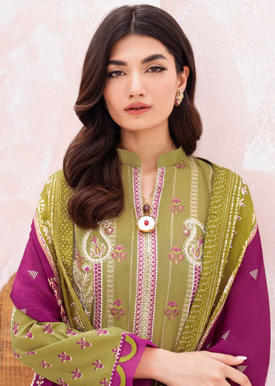 L-707-R - Readymade - Ramsha Mashaal Luxury Lawn Vol 07 2023 - Memsaab Online