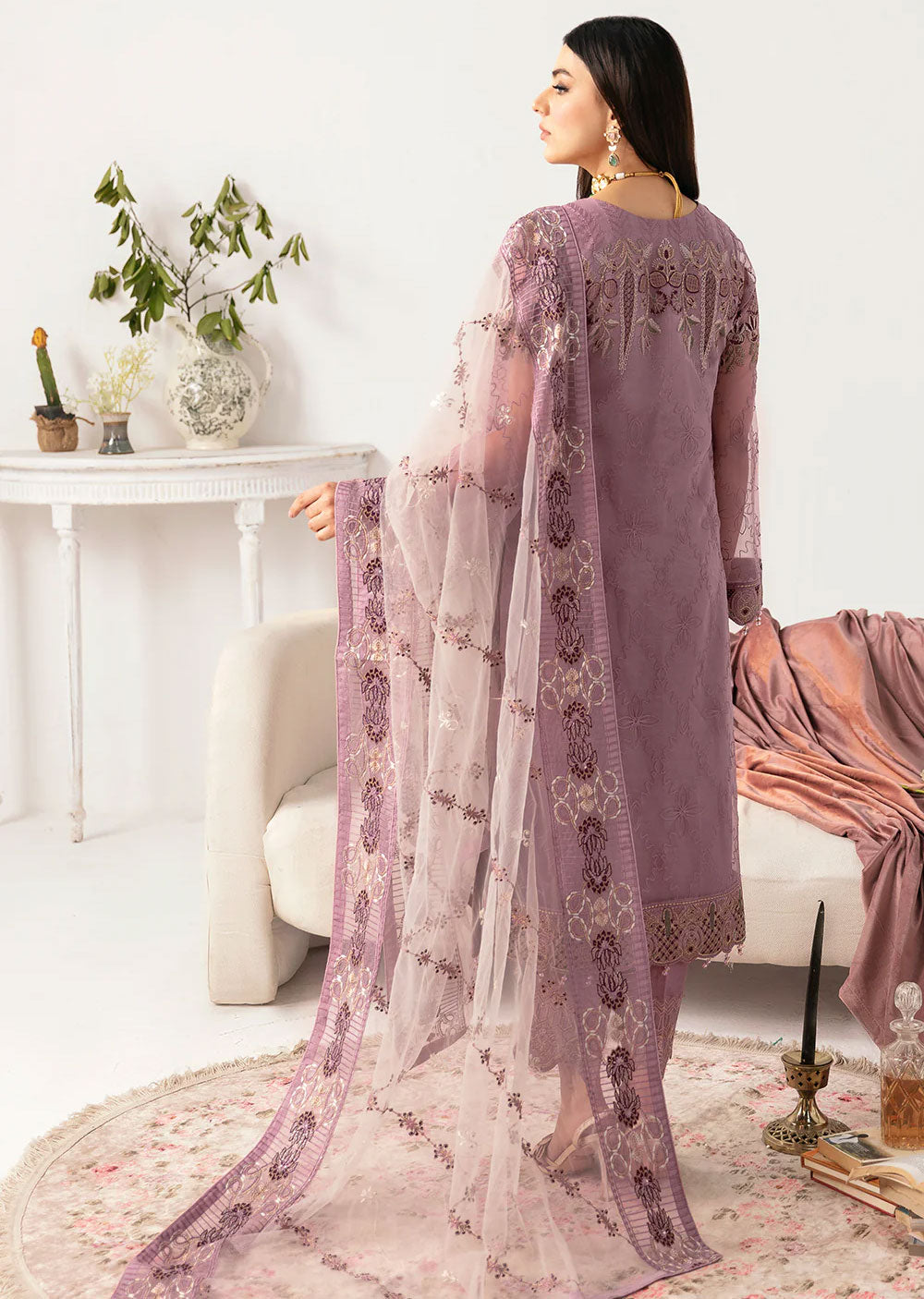 M-1107 - Unstitched - Ramsha Minhal Vol 11 2024 - Memsaab Online