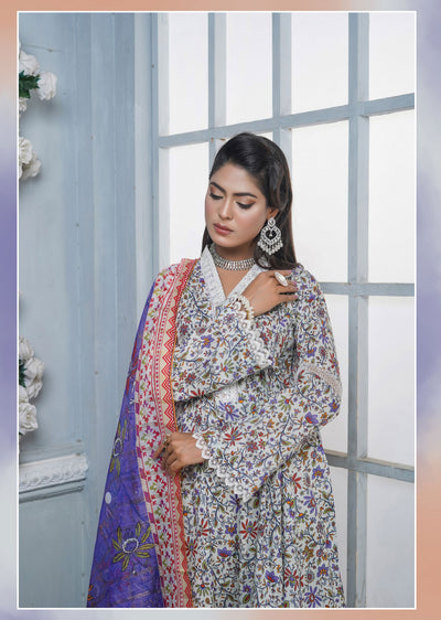 MNRD-07-R - Readymade - Munira Summer Lawn Collection 2024 - Memsaab Online