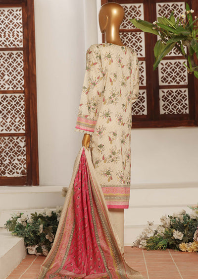 SDR-107 Summer Embroidered Lawn Suit - Memsaab Online