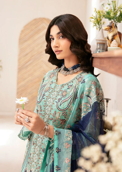 D-1207 - Unstitched - Rangoon by Ramsha Chiffon Collection Vol 12 2024 - Memsaab Online