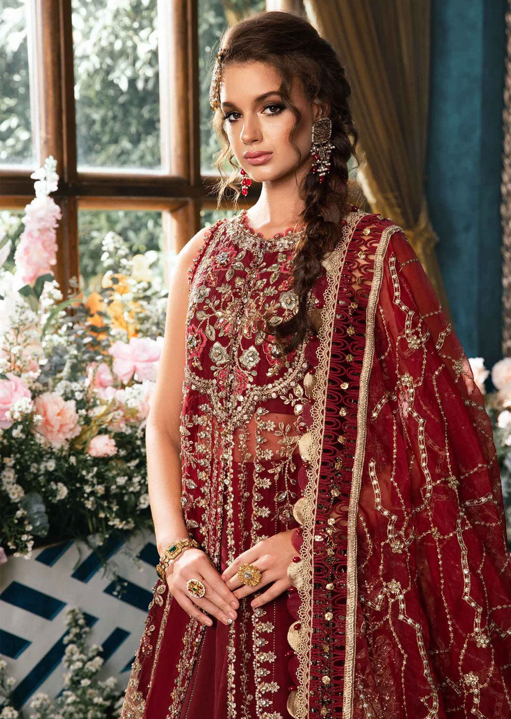 BD-2807-R - Maria B Eid Collection 2024 - Memsaab Online