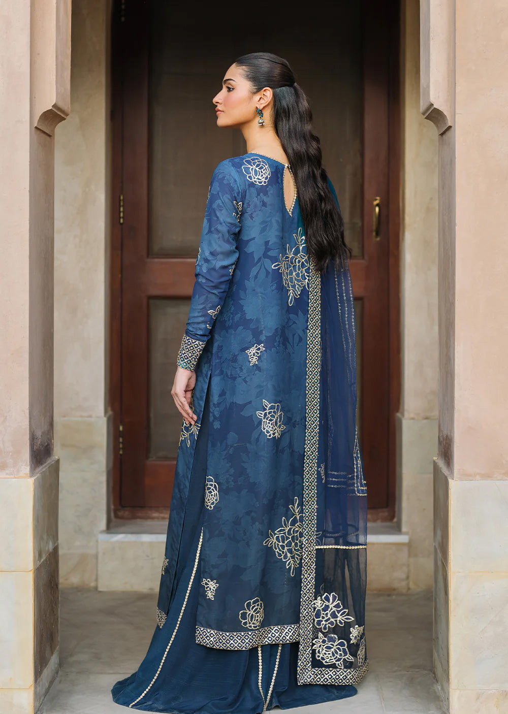 IZKN-07 - Readymade - Bandhani Chiffon Collection by Iznik 2025 - Memsaab Online