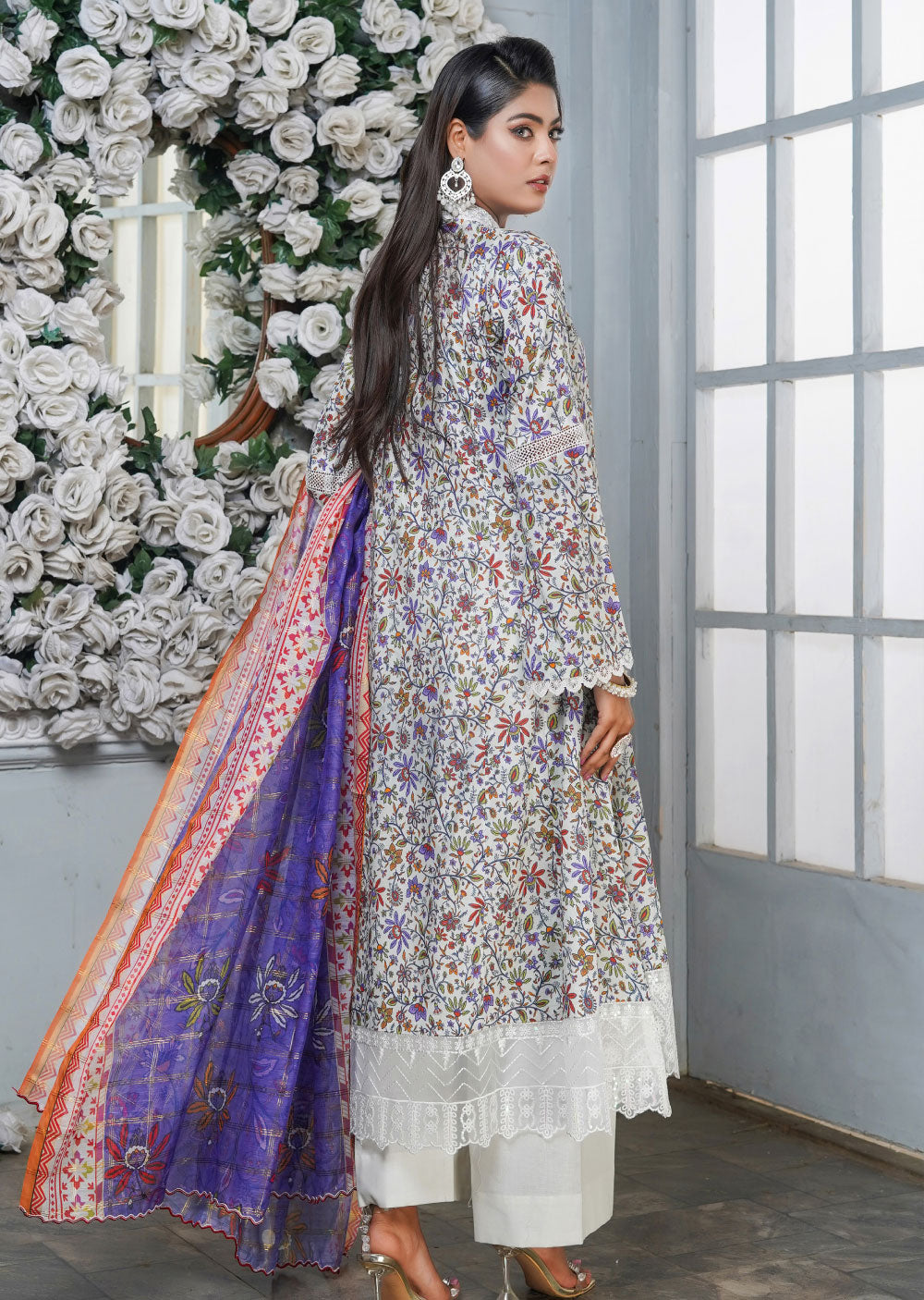 MNRD-07-R - Readymade - Munira Summer Lawn Collection 2024 - Memsaab Online