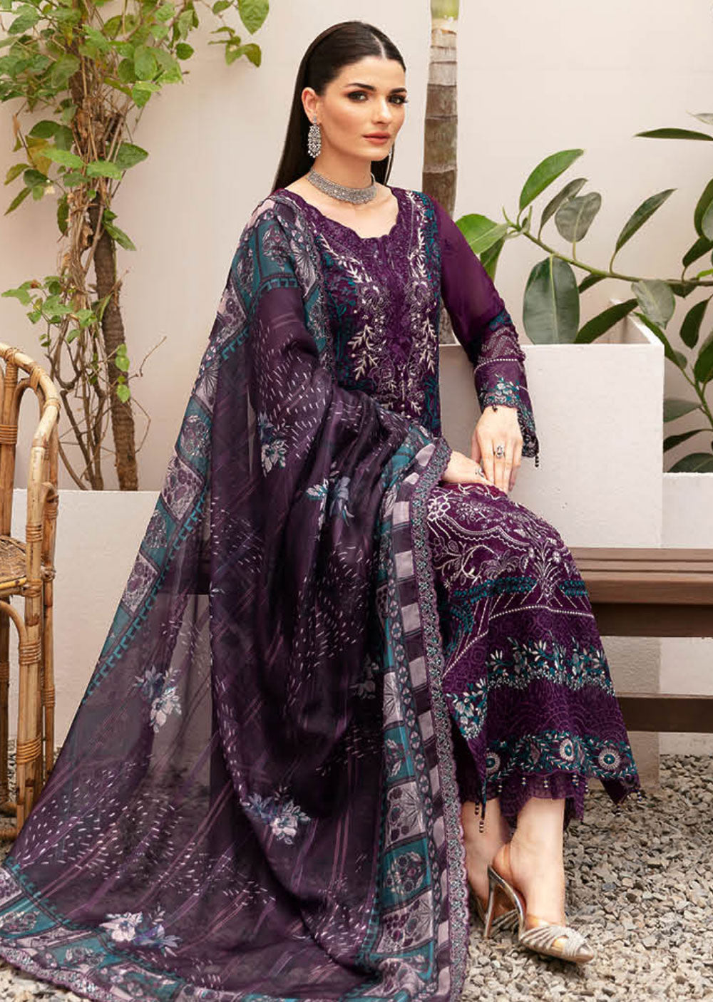 T-207-R - Readymade - Ramsha Dastan Collection Vol 2 2024 - Memsaab Online