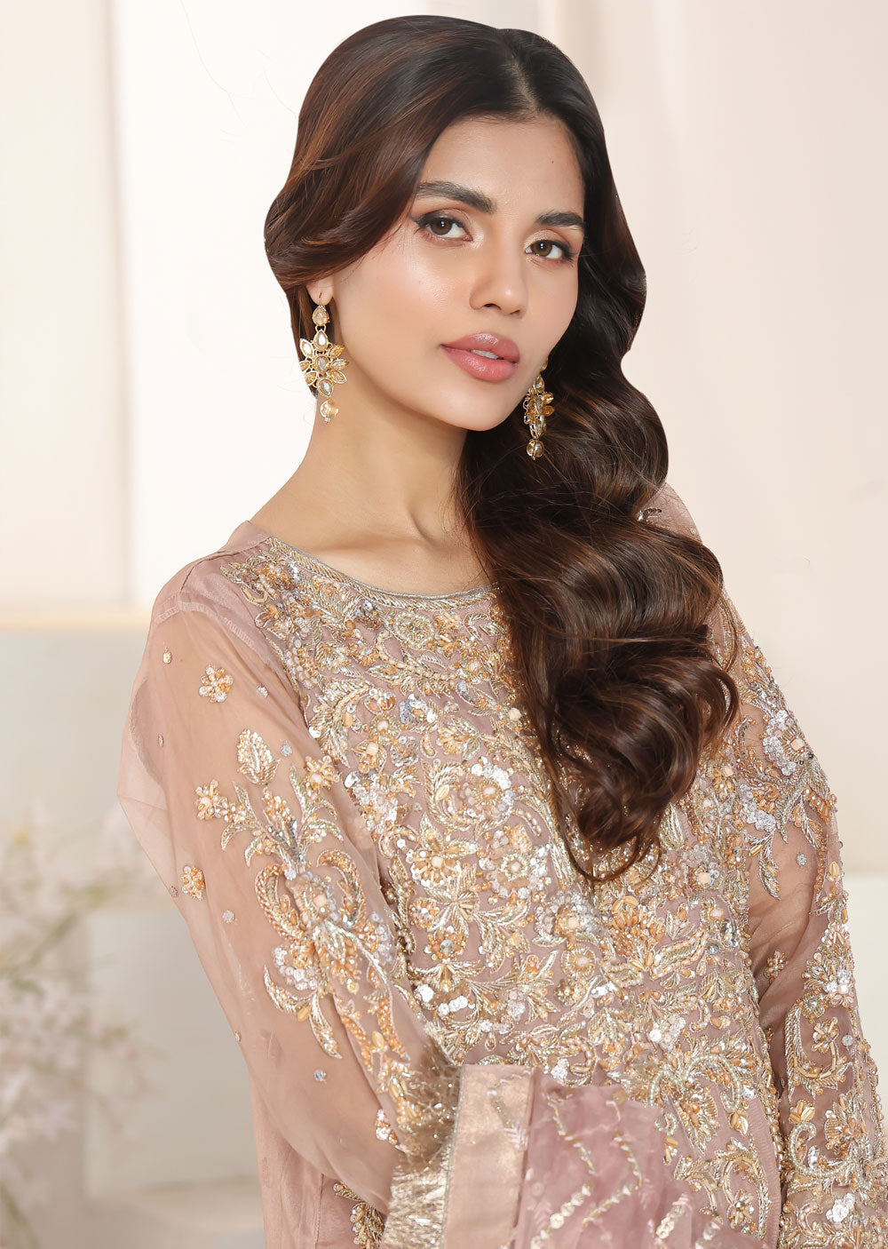 SRB1101 - AAQSA - Mauve Sehrish.B Designer - Memsaab Online