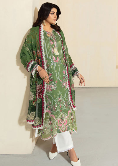 RMSHO-07 - Unstitched - Ramsha Mashaal Luxury Lawn Vol 13 - Memsaab Online