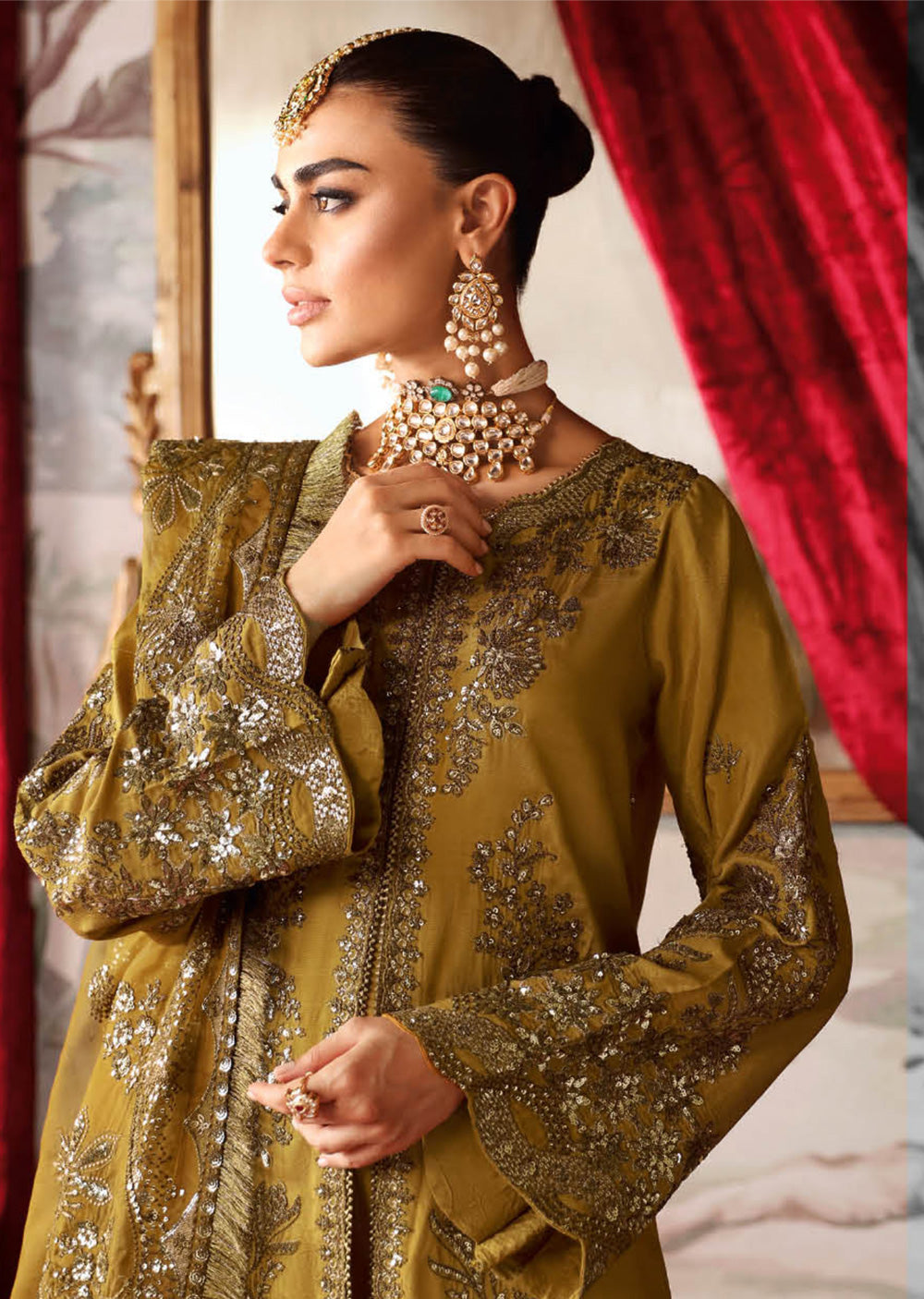 S-07-R - Maya - Readymade - Shagna Premium Raw Silk 2024 - Memsaab Online