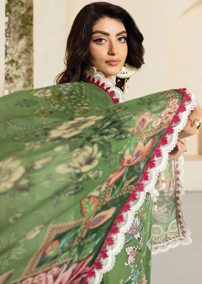 RMSHO-07 - Unstitched - Ramsha Mashaal Luxury Lawn Vol 13 - Memsaab Online