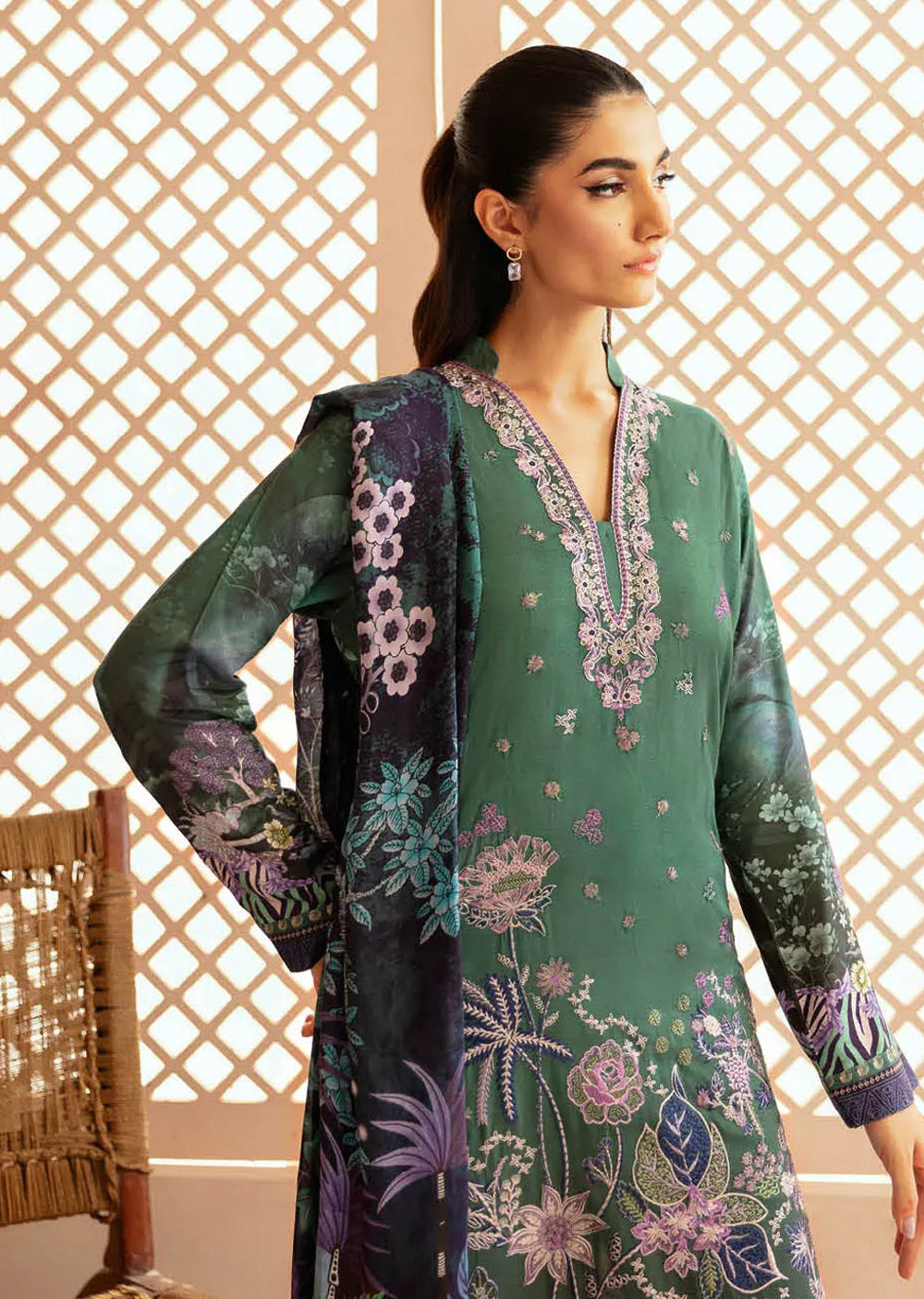 J-307 - Unstitched - Riwaj by Ramsha Volume 3 2024 - Memsaab Online