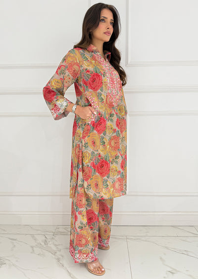 SMR3104 - Readymade Multi Swiss 2 Piece Suit - Memsaab Online