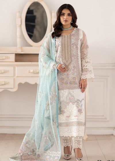 P-207- Unstitched - Dastoor by Ramsha Luxury Lawn Vol 2 - Memsaab Online