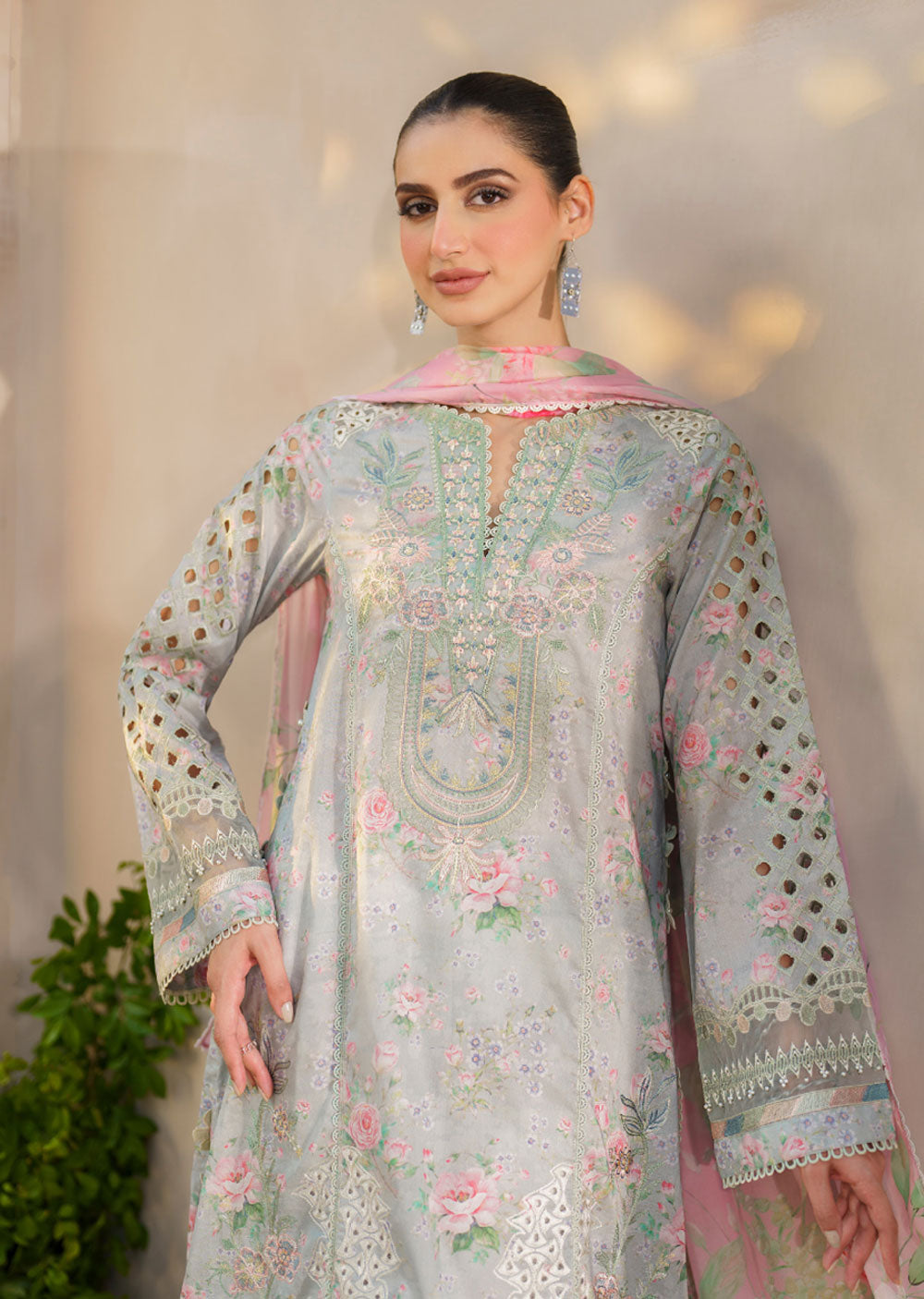 SFL-07 - Unstitched - Festive Lawn Collection by Iznik 2024 - Memsaab Online