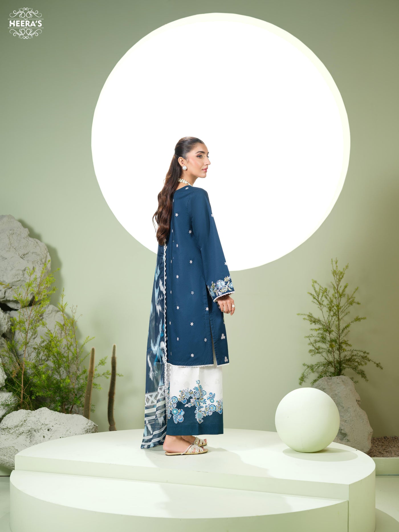 HSS-1155 - Readymade Heeras Suit - Memsaab Online