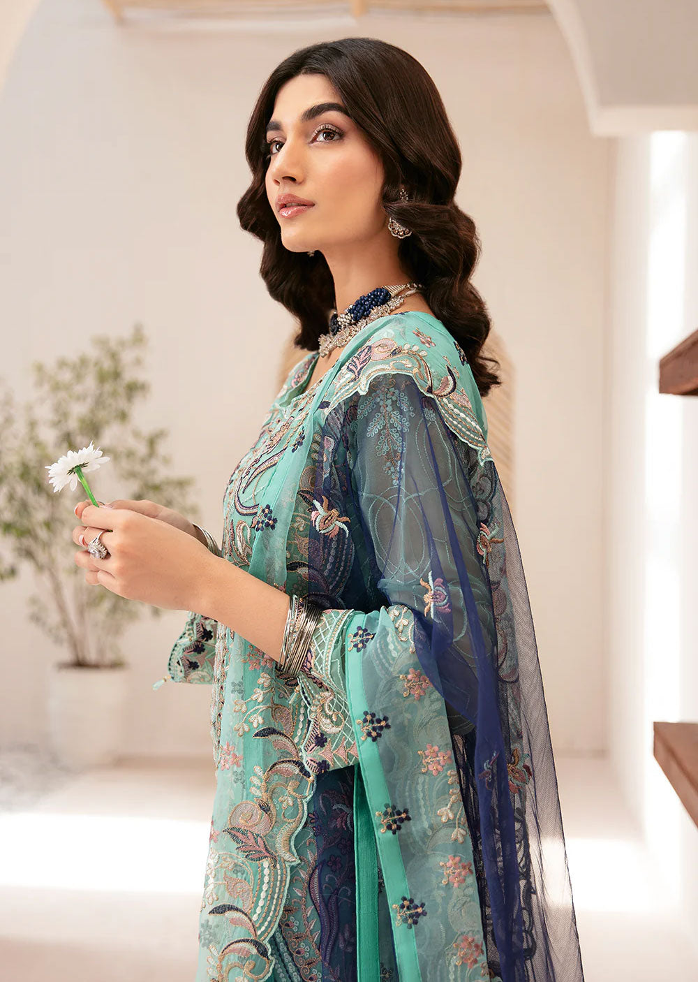 D-1207-R - Readymade - Rangoon by Ramsha Chiffon Collection Vol 12 2024 - Memsaab Online