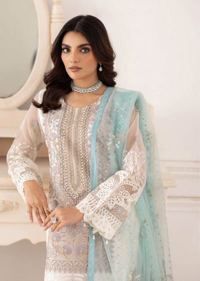 P-207- Unstitched - Dastoor by Ramsha Luxury Lawn Vol 2 - Memsaab Online