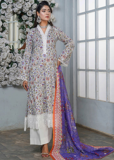 MNRD-07-R - Readymade - Munira Summer Lawn Collection 2024 - Memsaab Online