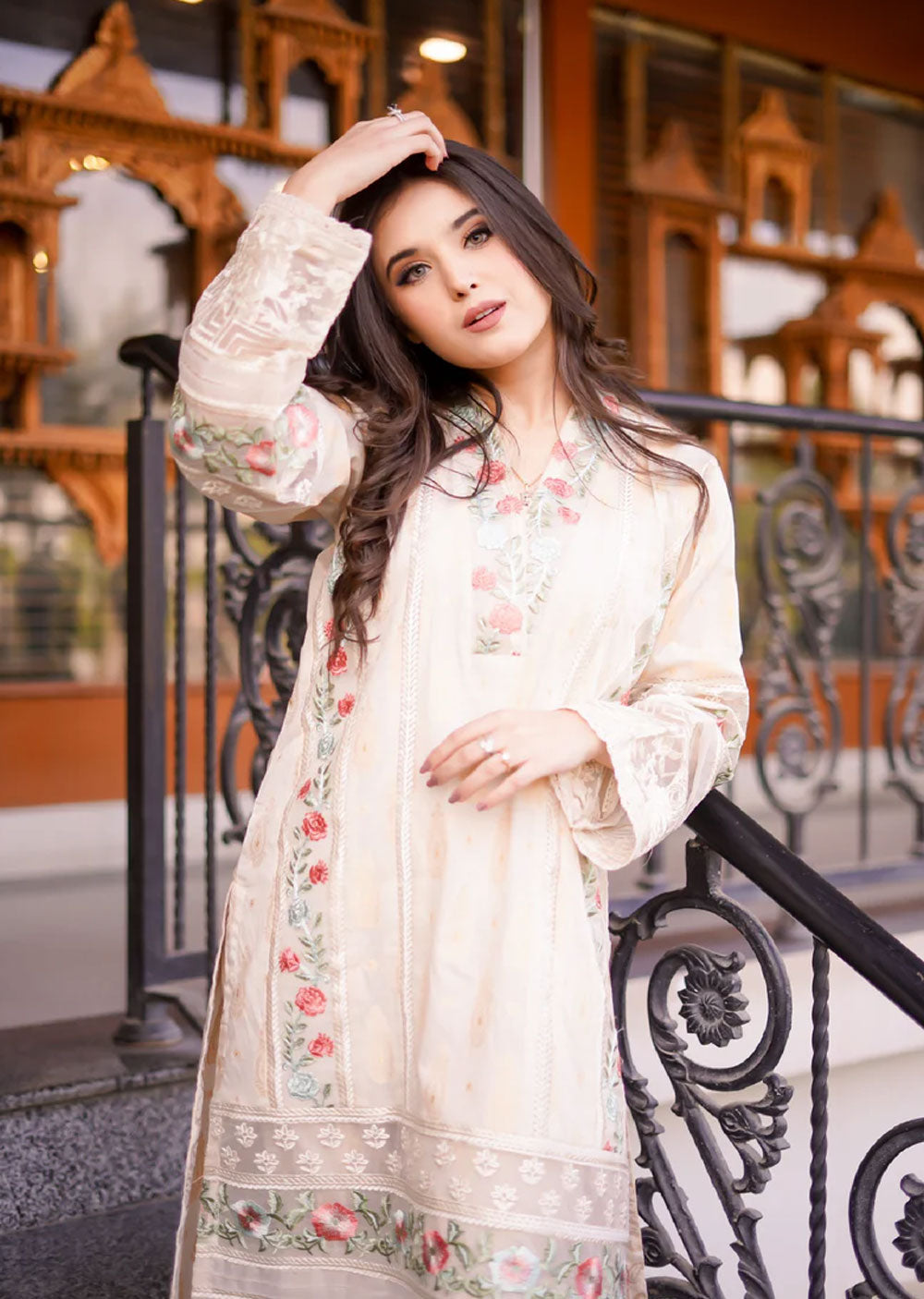 SBMD-07 - Jehanara - Memsaab Formal Kaftan - Memsaab Online