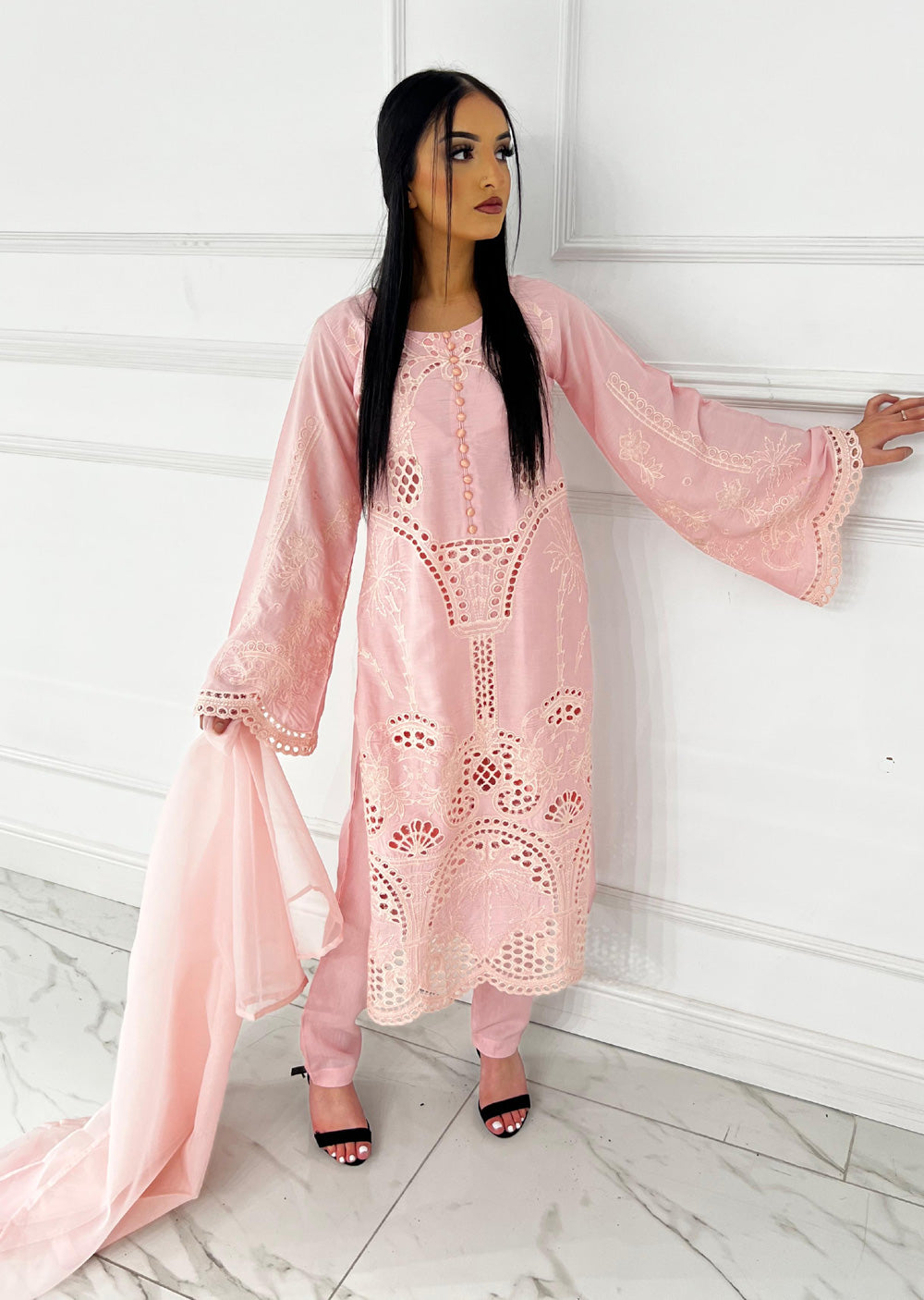 HK294 - Pink - Readymade HK Outfit - Memsaab Online