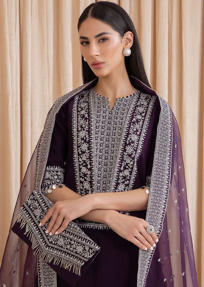 UR-7007 - Readymade - Embroidered Suit by Jazmin 2024 - Memsaab Online