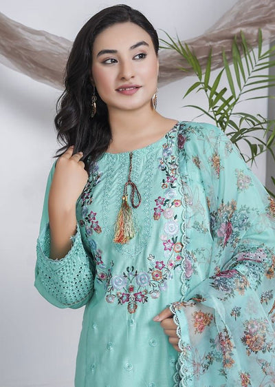 ASK802-E Readymade Cotton Suit - Memsaab Online