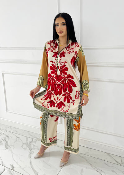 RBY-117-Readymade - Silk Suit 2025 - Memsaab Online