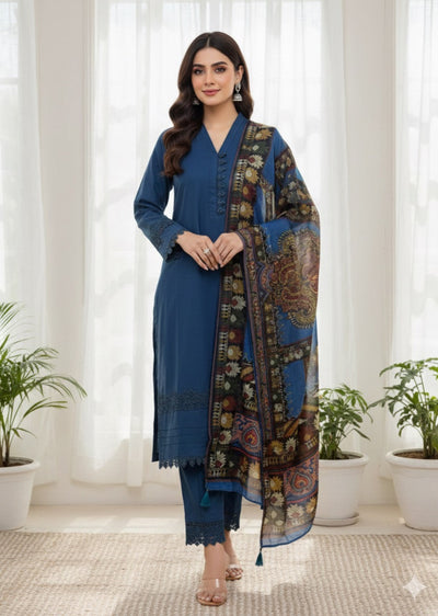 MSBMT-36 -Gulnoor - Readymade Outfit - 3 Piece Suit 2025 - Memsaab Online