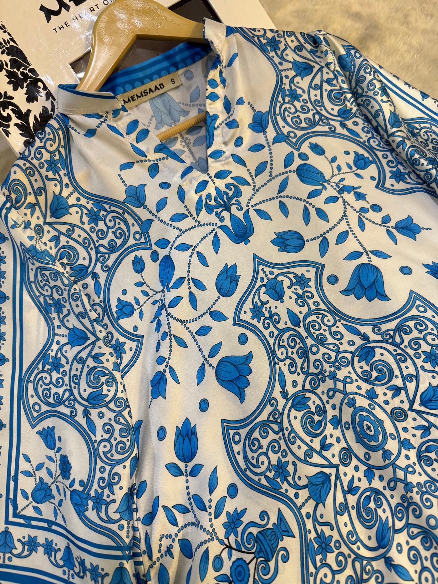 SMRF-07 - White - Readymade - Silk Suit 2025 - Memsaab Online