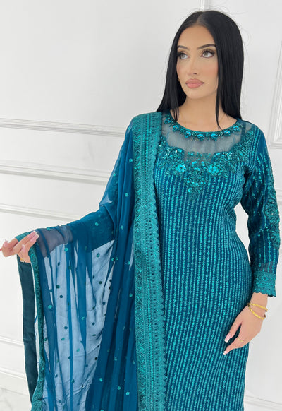SFSH-06 - Readymade - Baroque Inspired Eid Rang - Memsaab Online