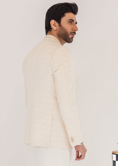 PC-381 - Cream - Mens Fancy Prince Coat - Memsaab Online