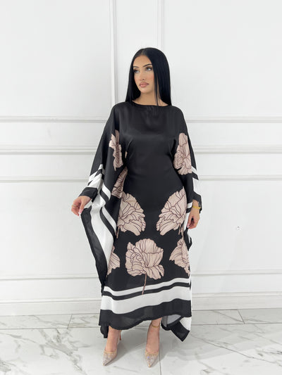 RBY-124-Readymade - Silk Kaftan 2025 - Memsaab Online