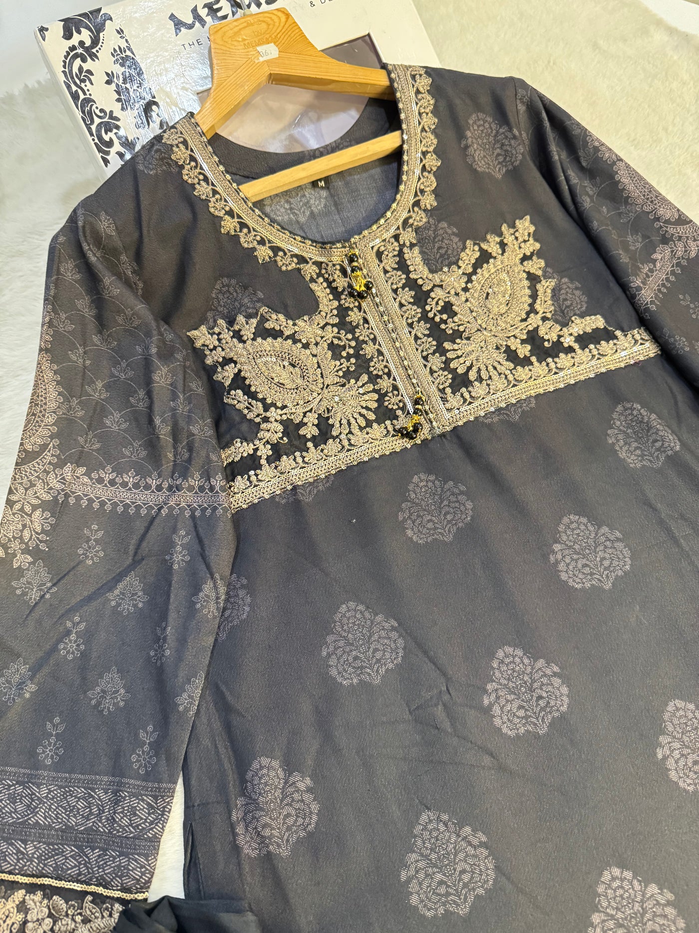 SN27 - Readymade - 3 Piece Dhanak Outfit