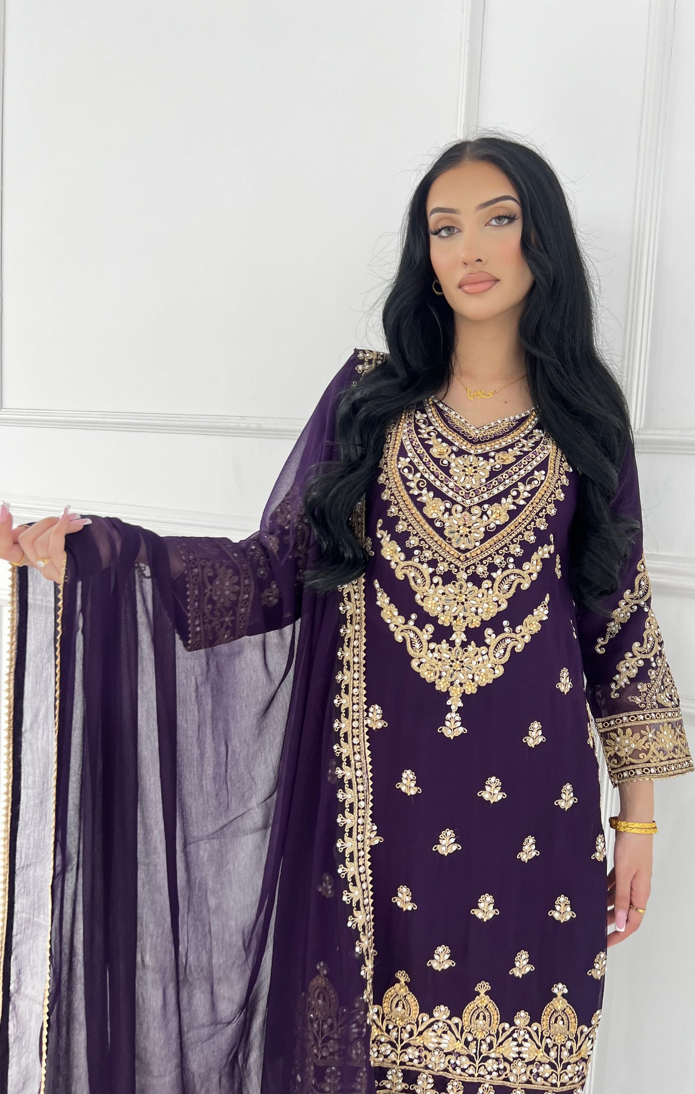 Shaz1901 - Readymade Chiffon Suit - Memsaab Online