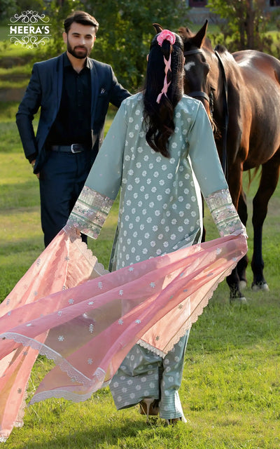 HSS-328 - Readymade Heeras Suit - Memsaab Online