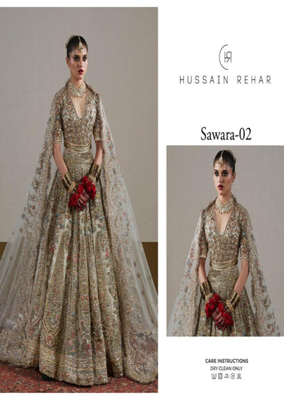 02-SAWARA Unstitched Inspired Outfit - Memsaab Online