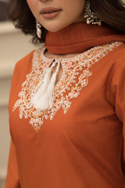 HRM-07 - Readymade Memsaab Formal Cotton Suit - Memsaab Online