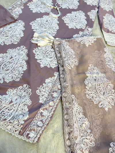 DLY-01 ReadymadE Linen Suit - Memsaab Online