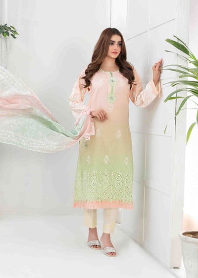 D-8673 - Unstitched - Zarminay Collection by Tawakkal 2023 - Memsaab Online