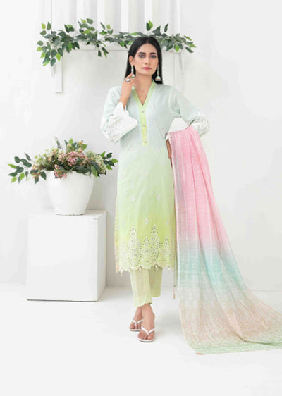 D-8677 - Unstitched - Zarminay Collection by Tawakkal 2023 - Memsaab Online