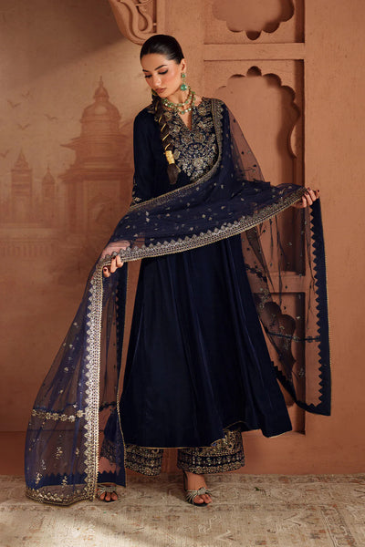 IV-66 Readymade Iznik Embroidered Velvet Edition 2025 - Memsaab Online